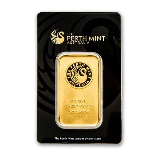 The Perth Mint 50 g Gold Bar