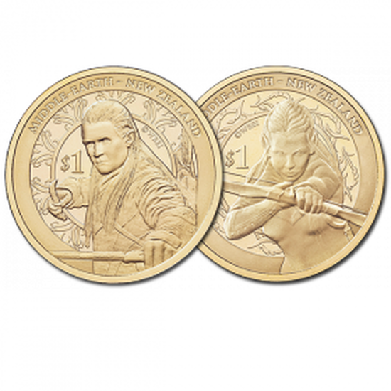 El Hobbit: La desolación de Smaug: lote de 2 monedas de 20 g