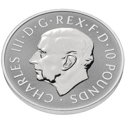 The Royal Tudor Beasts: The Greyhound of Richmond 10 oz Stříbra 2025