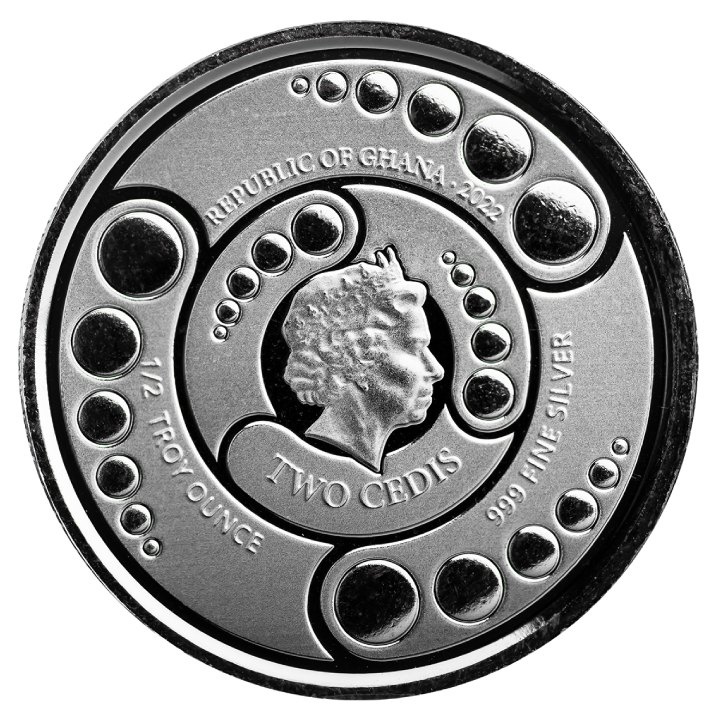Ghana: Alien 1/2 oz Plata 2022 Prooflike