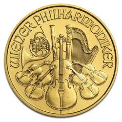 Wiedeński Filharmonik 1/10 uncji Złota 2015