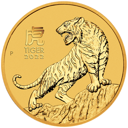 Lunar III: Año del Tigre 1/4 oz Oro 2022