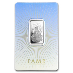 10 gram Bar Silver PAMP Suisse Religious Series (Lakshmi)