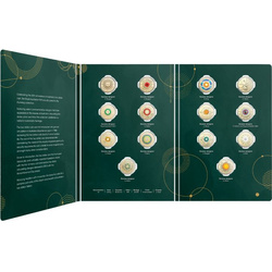 Zestaw 14 monet: 35th Anniversary of the Two Dollar kolorowany Brąz Aluminiowy 2023
