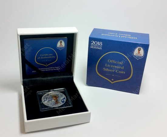 FIFA World Cup 1 oz Silber 2018 Proof