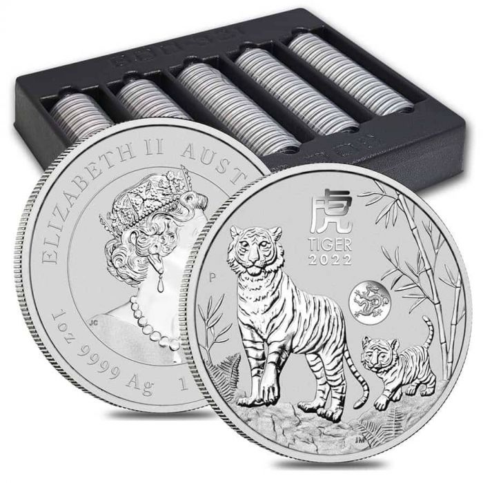 Lunar III: Year of the Tiger 1 oz Silver 2022 Dragon Privy Mark