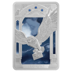Niue: Harry Potter - Magical Creatures 'Hedwig' coloured 1 oz Silver 2023 Proof