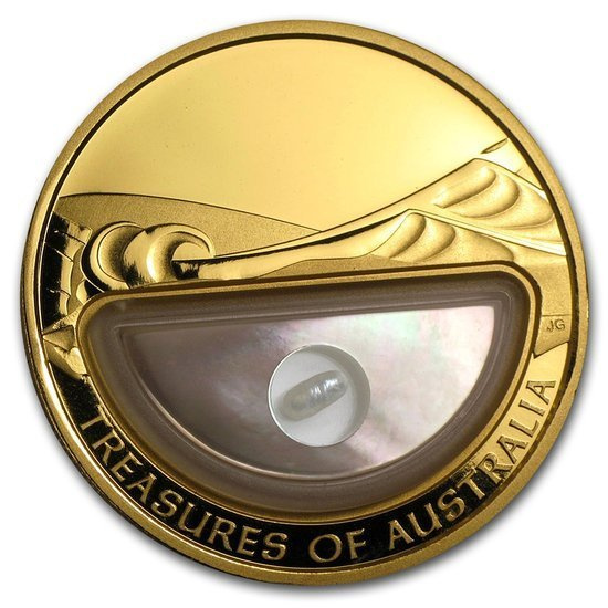 Ausztrália kincsei: Gyöngy 1 uncia arany 2011 Proof