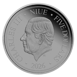 Niue Australia's Dark Bees - Lucifer Bee 2 oz ezüst 2026 Black Proof
