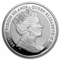 British Virgin Islands: Pegasus 1 uncja Srebra 2022