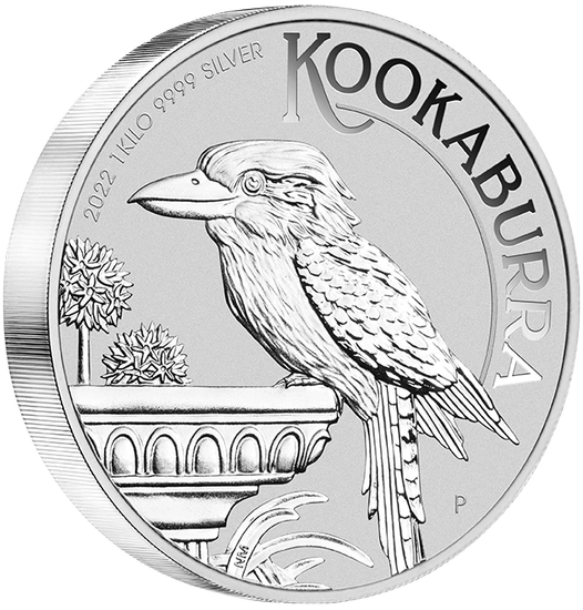 Kookaburra 1000 grammi d'argento 2022