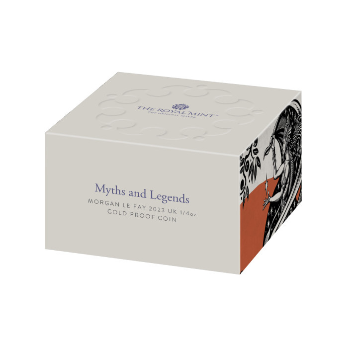 Miti e leggende: Morgan Le Fay 1/4 oncia d'oro 2023 Proof