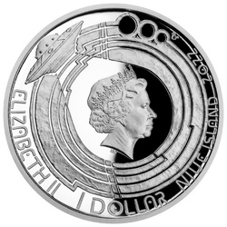 Niue: La Via Lattea - La Via Lattea colorata $1 Argento 2022 Proof