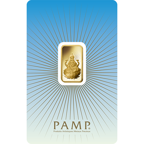 5 gramos Pamp Suisse Lingote de Oro Lakshmi