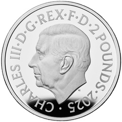 John Lennon coloreado 1 oz Plata 2025 Proof