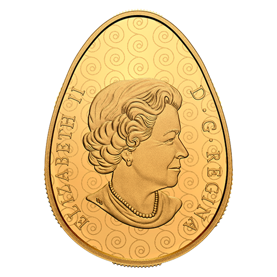 Uovo di Pasqua moneta d'oro 2021 Proof