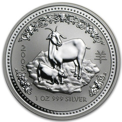 Lunar I: Rok Kozy 1 uncja Srebra 2003