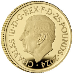 Dinoszauruszok: Ikonikus példányok – Diplodocus 1/4 uncia arany 2024 Proof