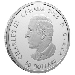 Canadá: Baffin Island Mountains por Lawren S. Harris 5 oz Plata 2025 Proof