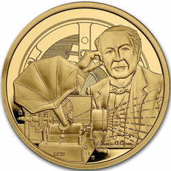 Niue: Icons of Inspiration - Thomas Edison 1 oz Gold 2023 Coin
