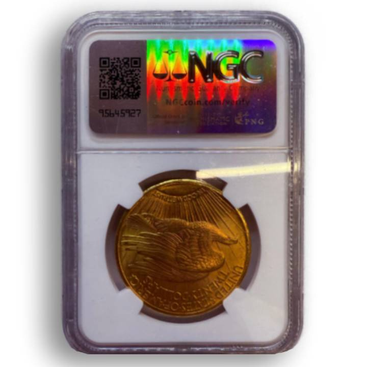 Double Eagle Oro 20 Dollar 1915 S NGC MS63