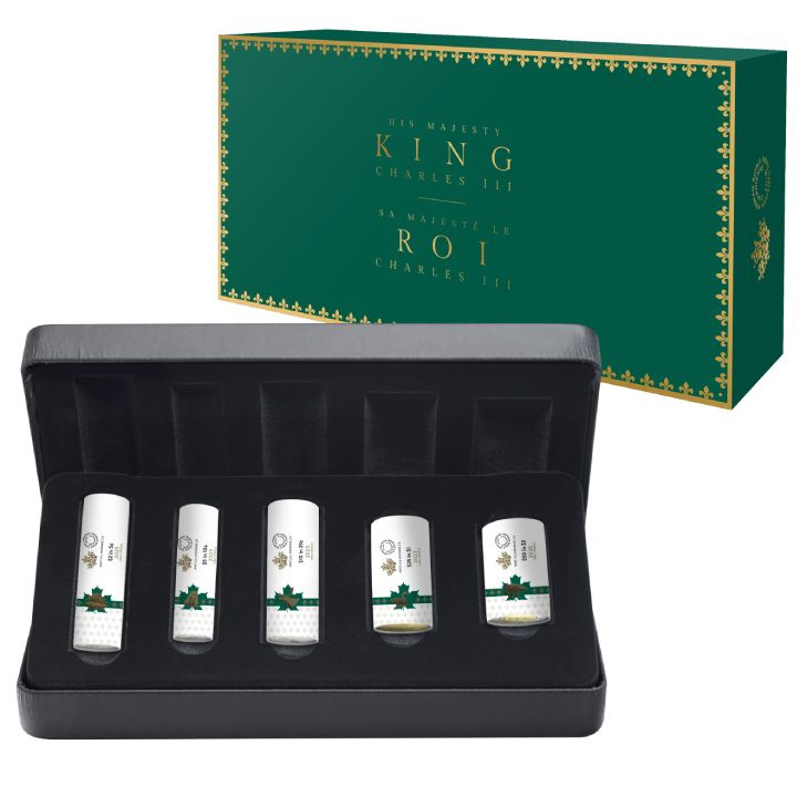 Set Canada: Edizione da collezione - Re Carlo III 5 x Rotolo avvolto 2023