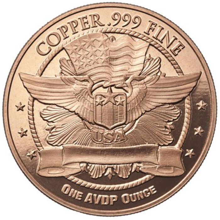Liberty Head 1 onza Cobre