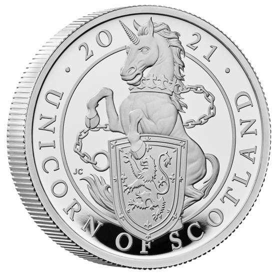 Beasts of the Queen: Set of 10 coins 2 oz Silver 2021 Proof