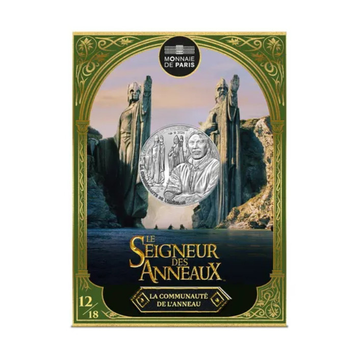 Silbermünze Lord of the Rings: Boromir and the Argonath on the River Anduin Silber Ag. 333 10 Euro 2026
