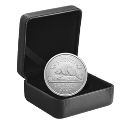 Canadá: Tributo - W Mint Mark "Castor" 5-centavos Plata 2025 Specimen