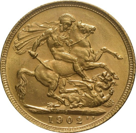 Złoty Suweren- Edward VII 1902-1910