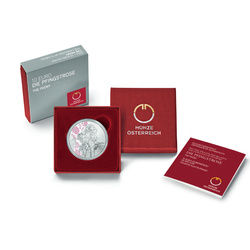 The Peony kolorowany 10 Euro Srebro 2024 Proof 