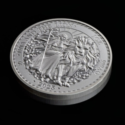 St Helena Una and the Lion 1 oz Silver 2023