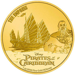 Niue: Pirates of the Caribbean - The Empress Kapitan Sao Feng 1 oz Gold 2021