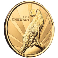 Camerún: Guepardo 1 uncja Złota 2022 Proof