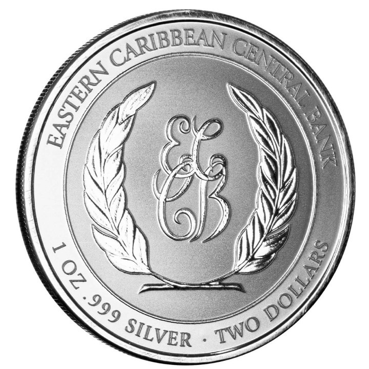 St. Lucia - Coat of Arms 1 oz Silver 2023 Prooflike (coin in capsule)