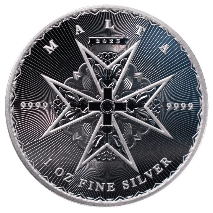 Malta: Cruz de Malta 1 oz Plata 2023