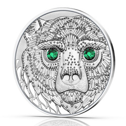 America - Puterea Vindecătoare a Ursului 20 Euro Argint 2023 Proof