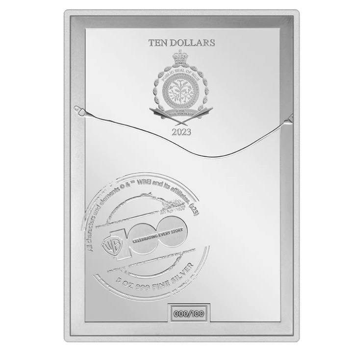 Niue: WB100 Art of the 100th – Cool Hand Luke coloured 5 oz Silber 2023 Proof