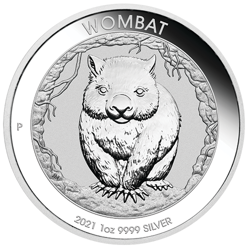 Australijski Wombat 1 uncja Srebra 2021