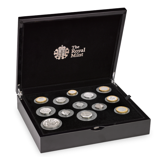 Set di 14 monete d'argento Gran Bretagna 2018 Proof