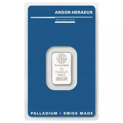 Argor-Heraeus 5 grammos palládiumrúd