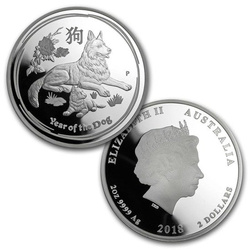 Lunar II: A kakas éve 1 uncia ezüst 2017 Proof High Relief