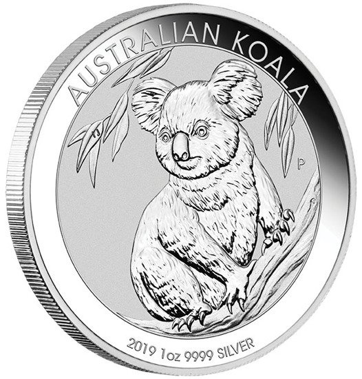 Koala 1 oncia d'argento 2019