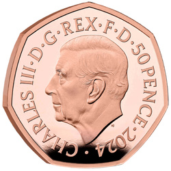 200 Years of the RNLI 50p Gold 2024 Proof 