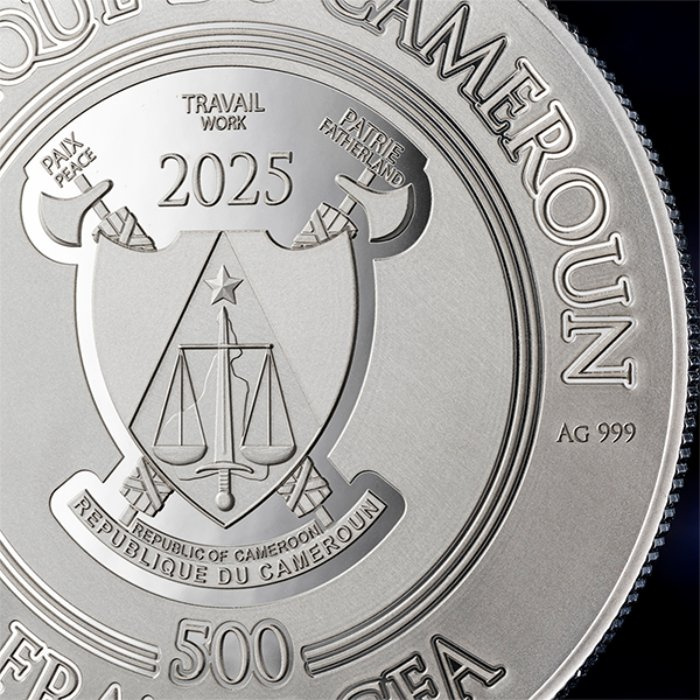 Pièce en argent Cyber Claus 1/2 once d’argent 2025 Prooflike