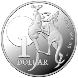 RAM: Kangaroo Fighting Spirit 1/2 oz Silver 2023 Proof