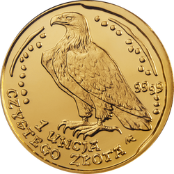 Aquila calva 1 oncia d'oro 2016