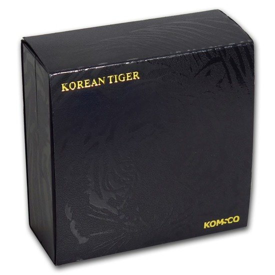Tigre Coreano 1/2 onza Oro 2016 Proof
