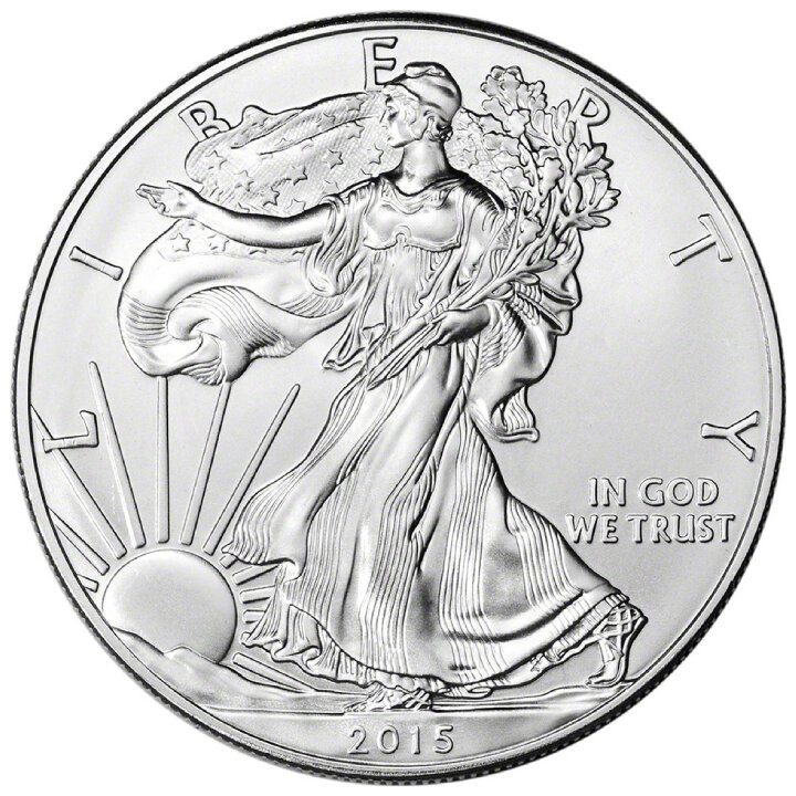 American Eagle 1 oz Plata 2015 PCGS MS69